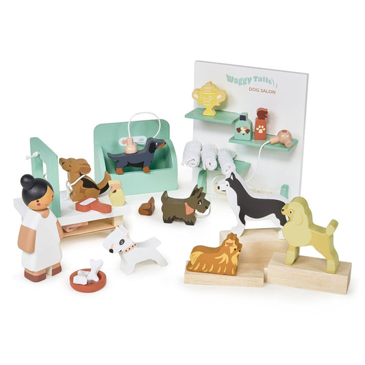 Tender Leaf Toys Waggy Tails Dog Salon