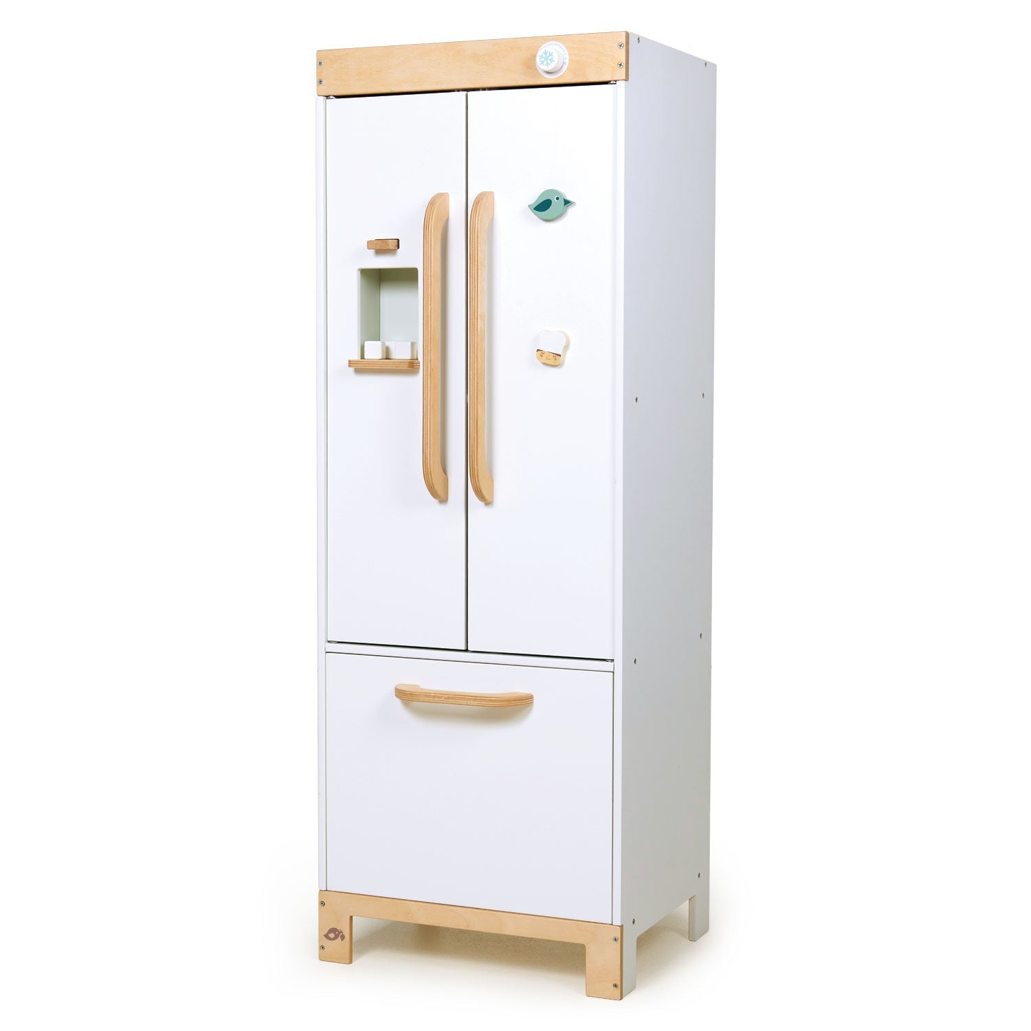 wooden play fridge