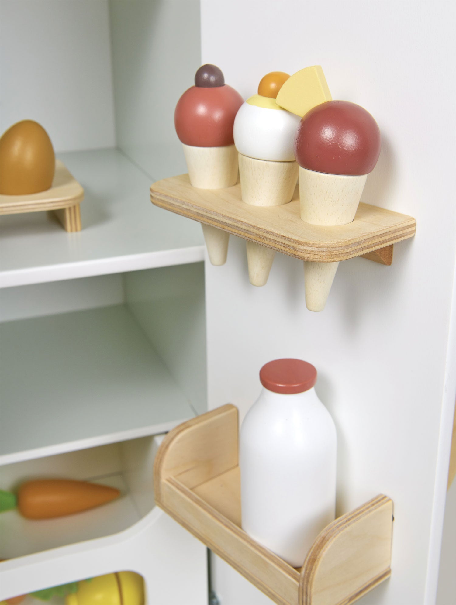 wooden play food