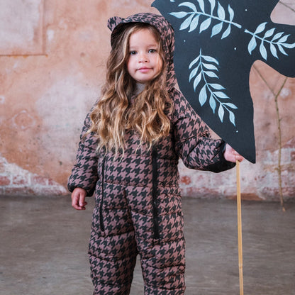 Toastie Cloud Onesie - Houndstooth