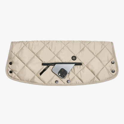 Tiba + Marl Universal Buggy Handmuff - Taupe Quilted