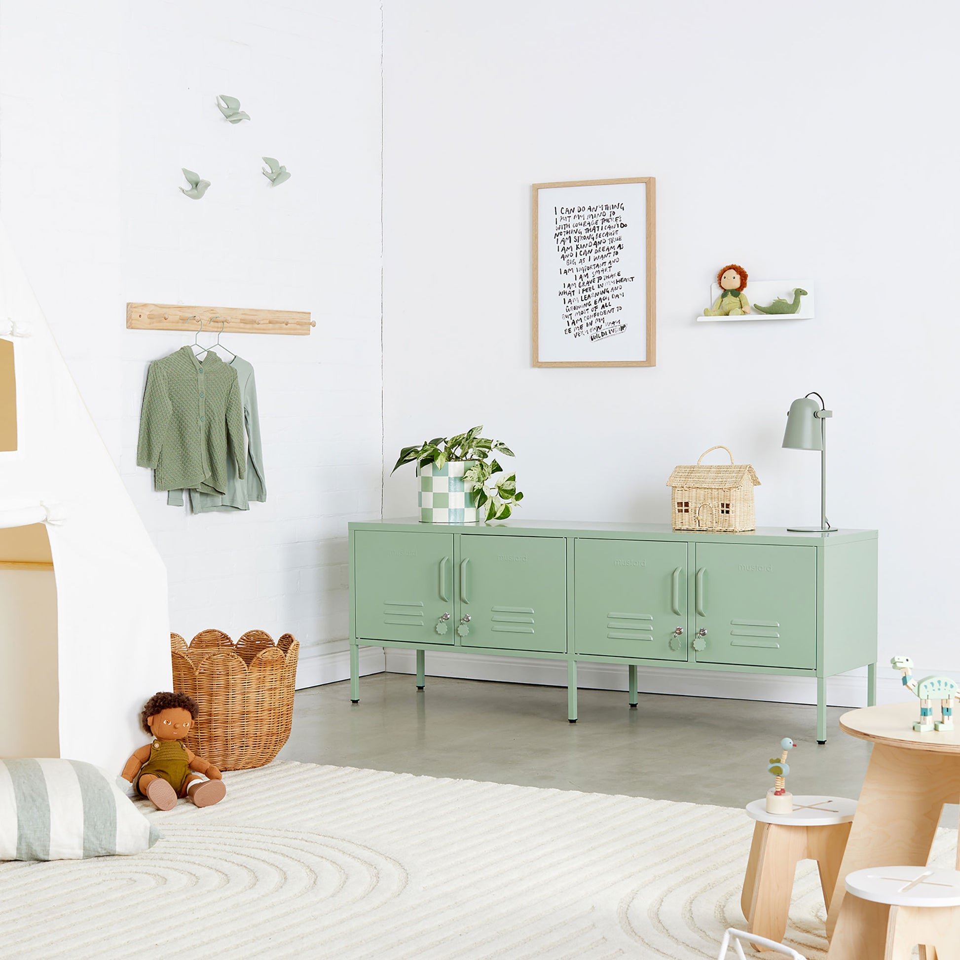 Mustard Made The Standard - Sage - Kids Bedroom