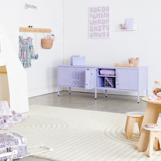 Mustard Made The Standard - Lilac - kids bedroom storage