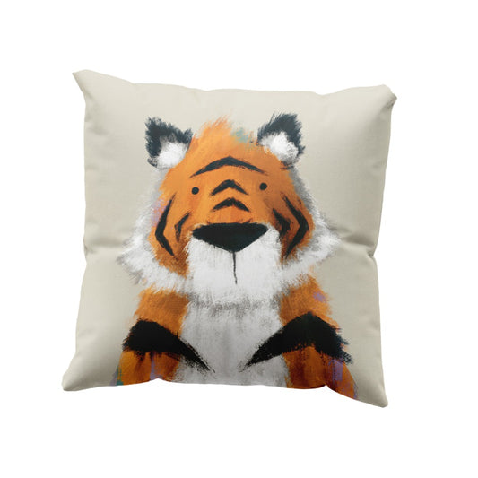 Tigercub Prints - Tiger Nursery Cushion Cover