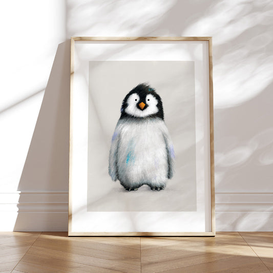 Tigercub Prints - Baby Penguin Nursery Print