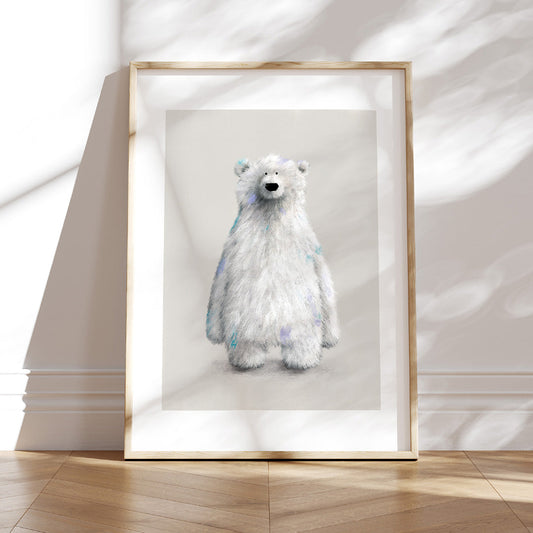 Tigercub Prints - Polar Bear Nursery Print