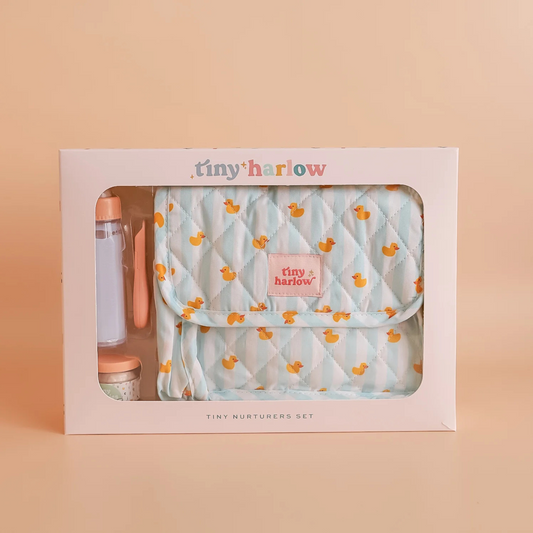 Tiny Harlow Tiny Nurturers Set - Blue Ducky in box