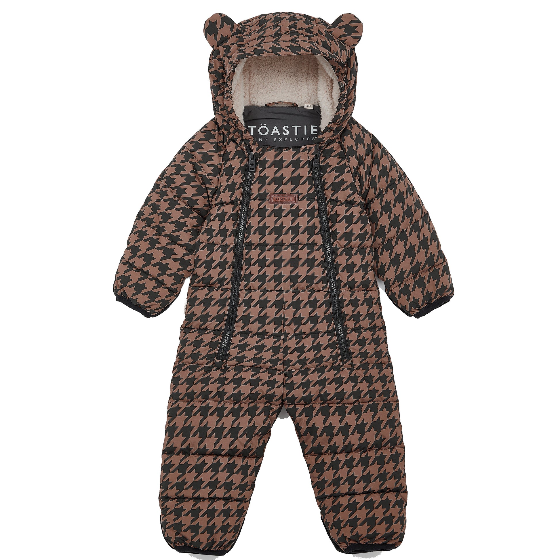 Toastie Cloud Onesie - Houndstooth