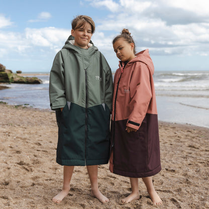 Toastie Kids Weatherproof Robe - Antique Olive