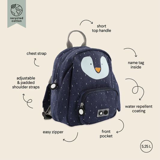 Trixie Backpack - Mr. Penguin - details