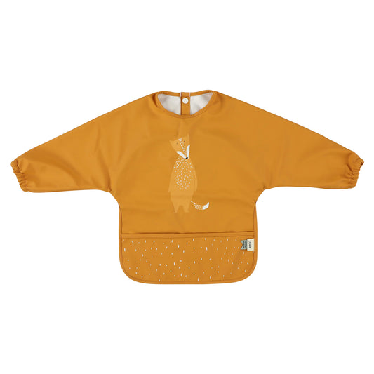 Trixie Waterproof long sleeve bib - Mr. Fox