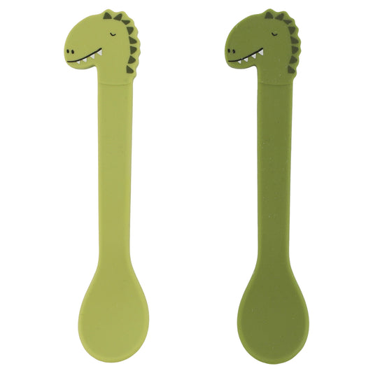 Trixie Silicone spoon 2-pack - Mr. Dino