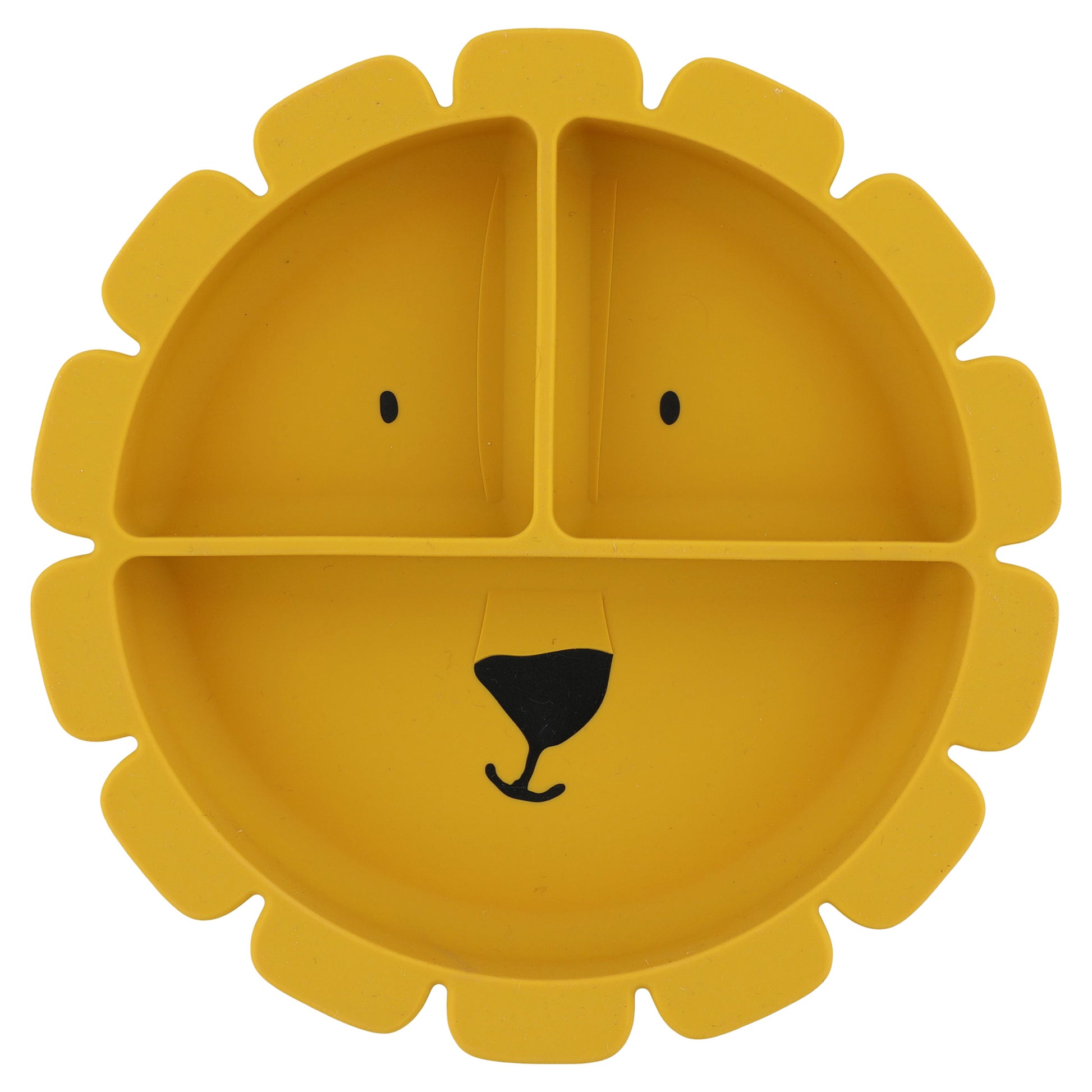 Trixie Silicone Divided Suction Plate - Mr. Lion