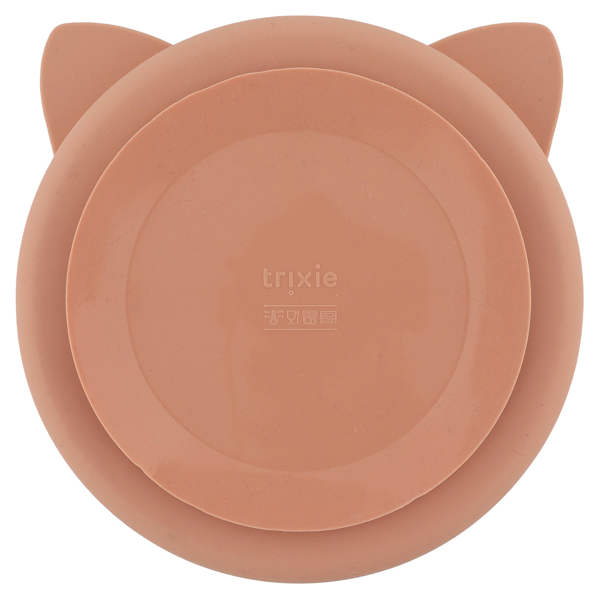 Trixie Silicone Divided Suction Plate - Mrs. Cat - back suction