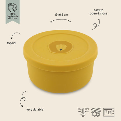 Trixie Silicone Snack Pot With Lid - Mr. Lion