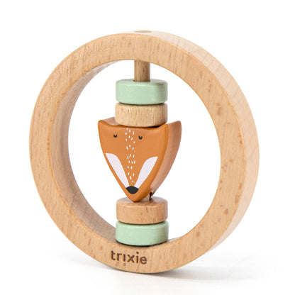 Trixie Wooden Round Rattle - Mr. Fox