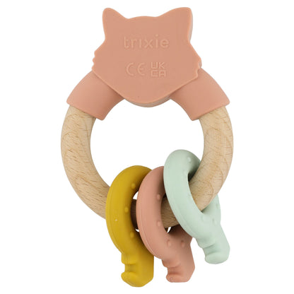 Trixie Wooden Silicone Activity Ring - Mrs. Cat