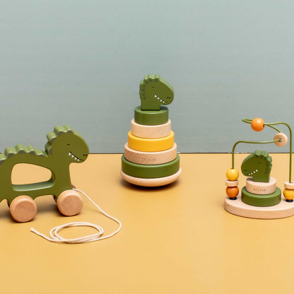 Trixie Wooden Stacking Toy - Mr. Dino