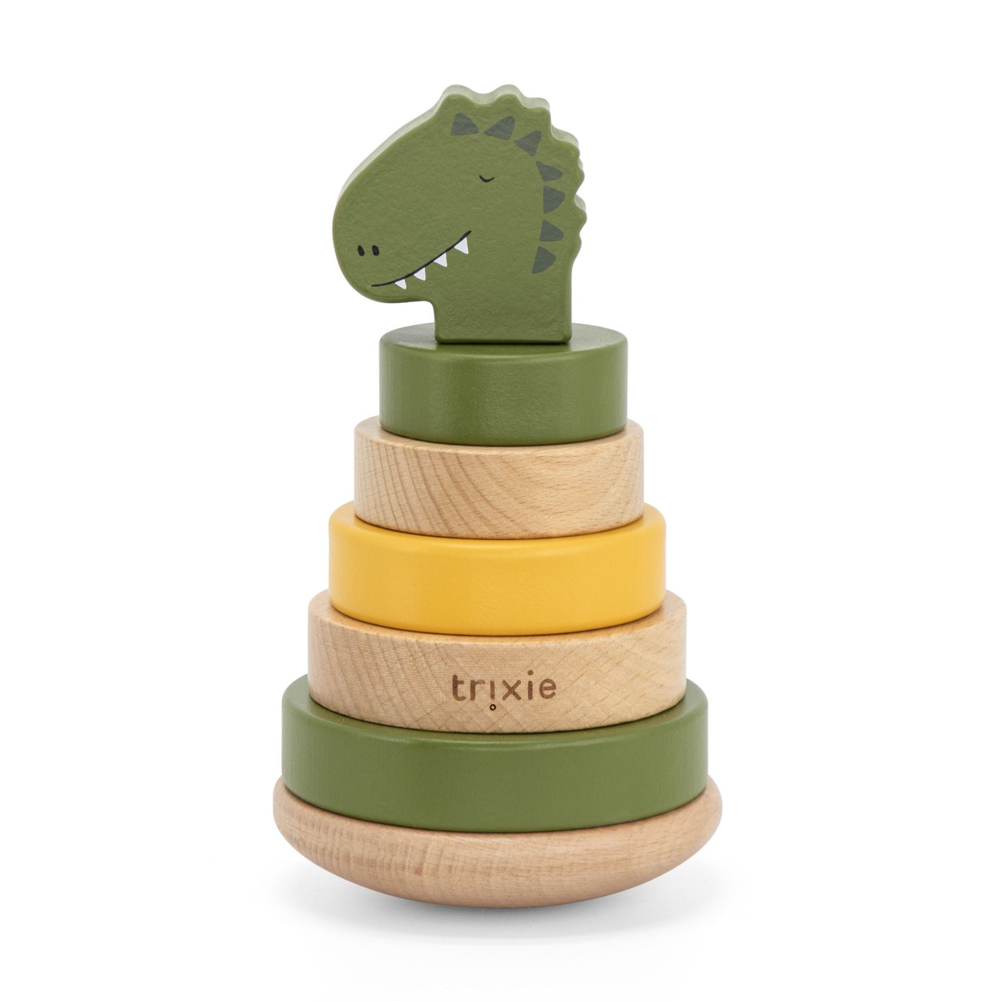 Trixie Wooden Stacking Toy - Mr. Dino