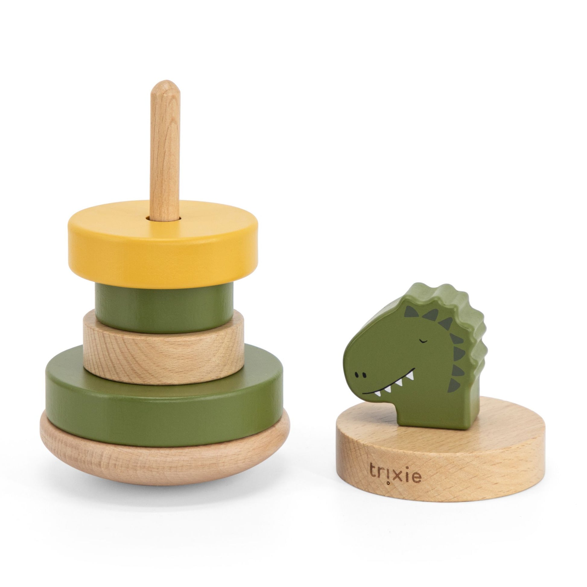 Trixie Wooden Stacking Toy - Mr. Dino