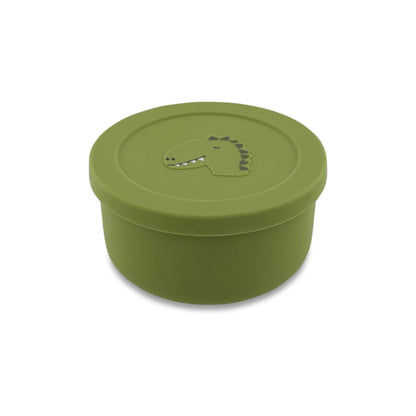 Trixie Silicone Snack Pot With Lid - Mr. Dino