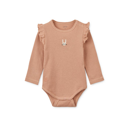 Liewood Yanni Long Sleeve Bodysuits 2 Pack - Bunny Sandy / Pale Tuscany