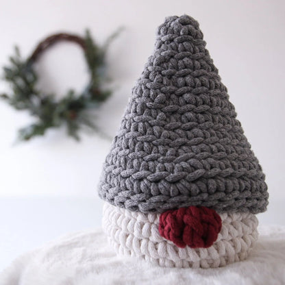 Zuri House Crochet Gnome Basket