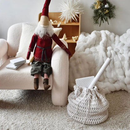 Zuri House Large Crochet Santa Sack