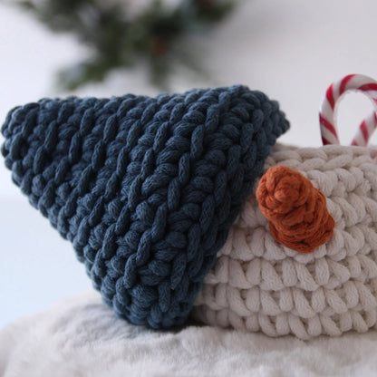 Zuri House Crochet Snowman Basket