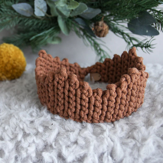 Zuri House Natural Cotton Crown - Cinnamon