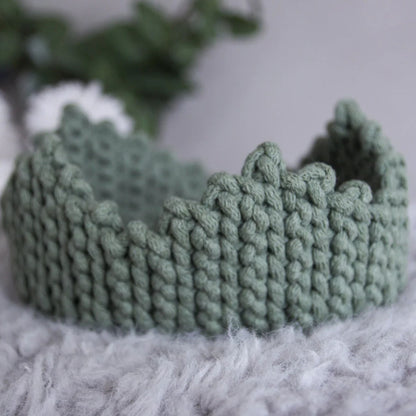 Zuri House Natural Cotton Crown - Sage