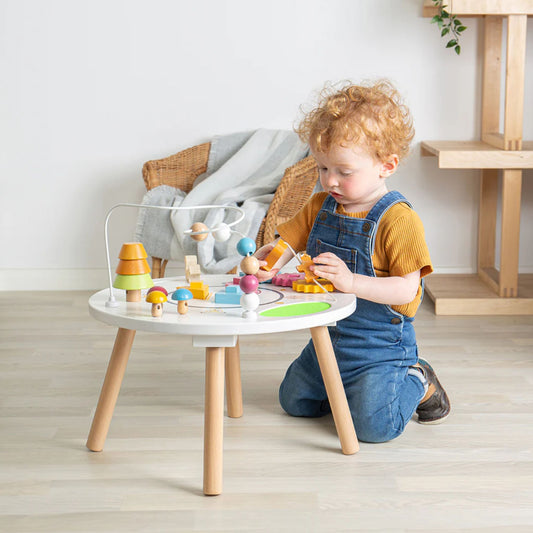 Bigjigs Toys Wooden Animal Activity Table