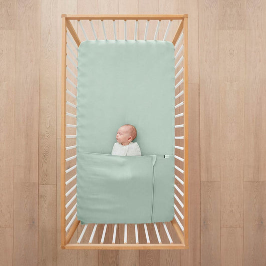 ergoPouch Organic Cot Tuck Sheet & Blanket 0.2 - 1 Tog - Sage