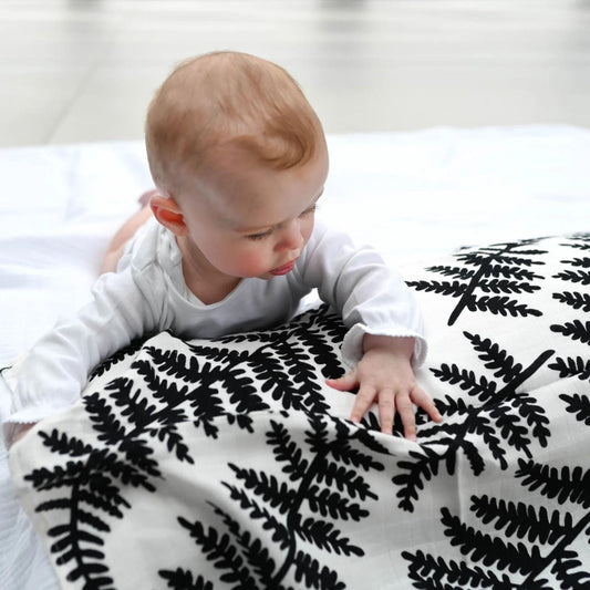 Etta Loves XL Sensory Muslin - Fern