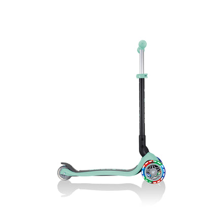 Globber Go Up Foldable Scooter With Lights - Mint