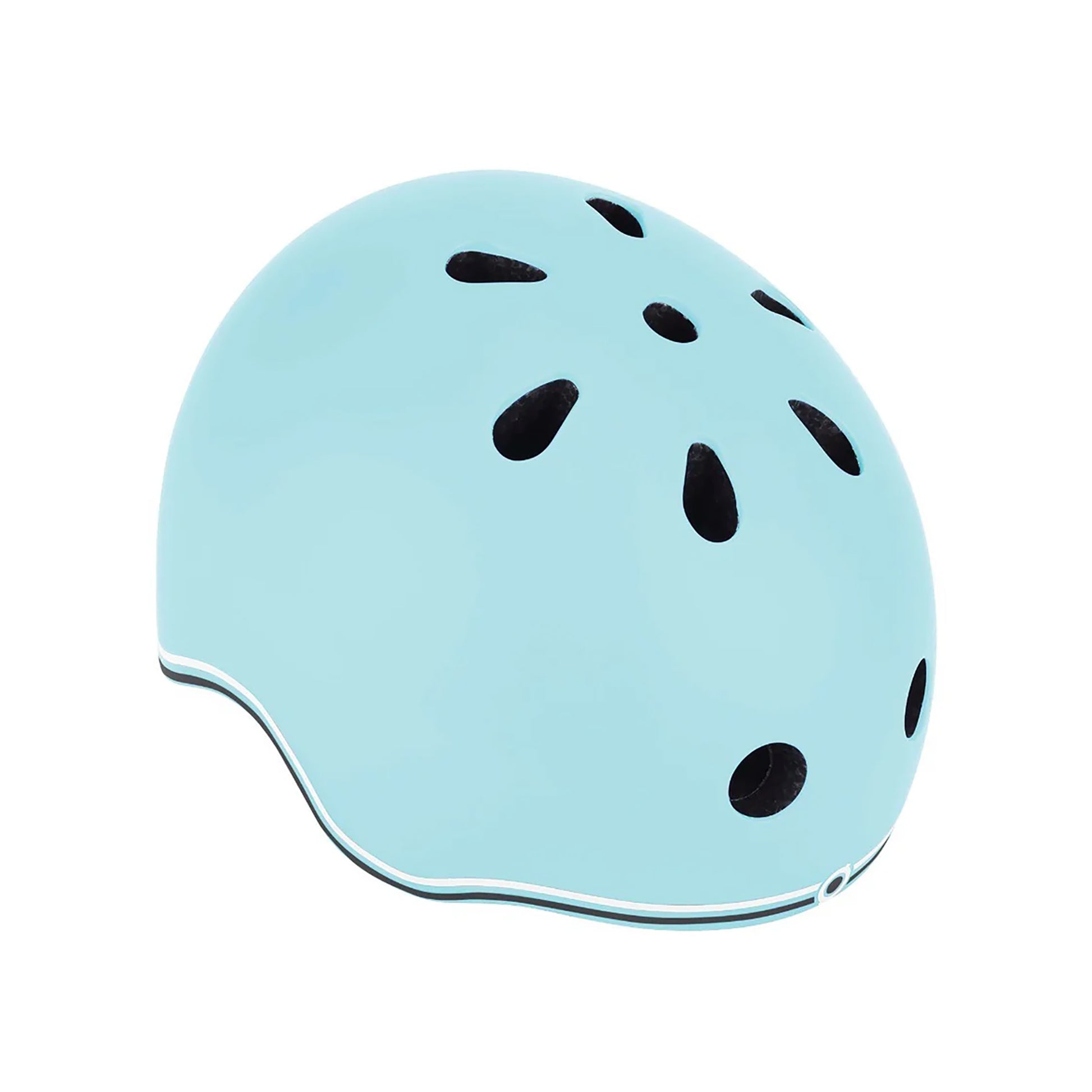 Globber GO-UP Helmet With Lights - XXS/XS - Pastel Blue - side views