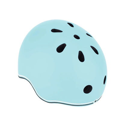 Globber GO-UP Helmet With Lights - XXS/XS - Pastel Blue - side views