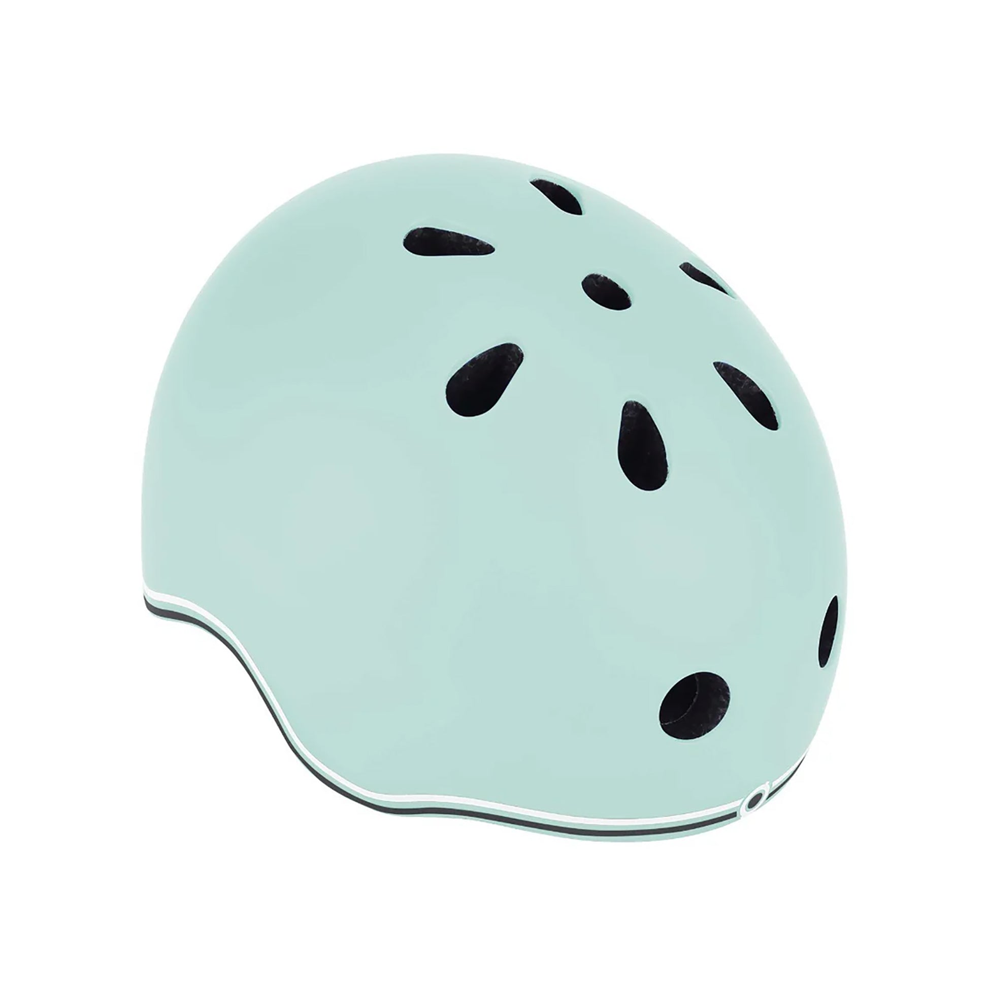 Globber GO-UP Helmet With Lights - XXS/XS - Pastel Green - top ventilation 