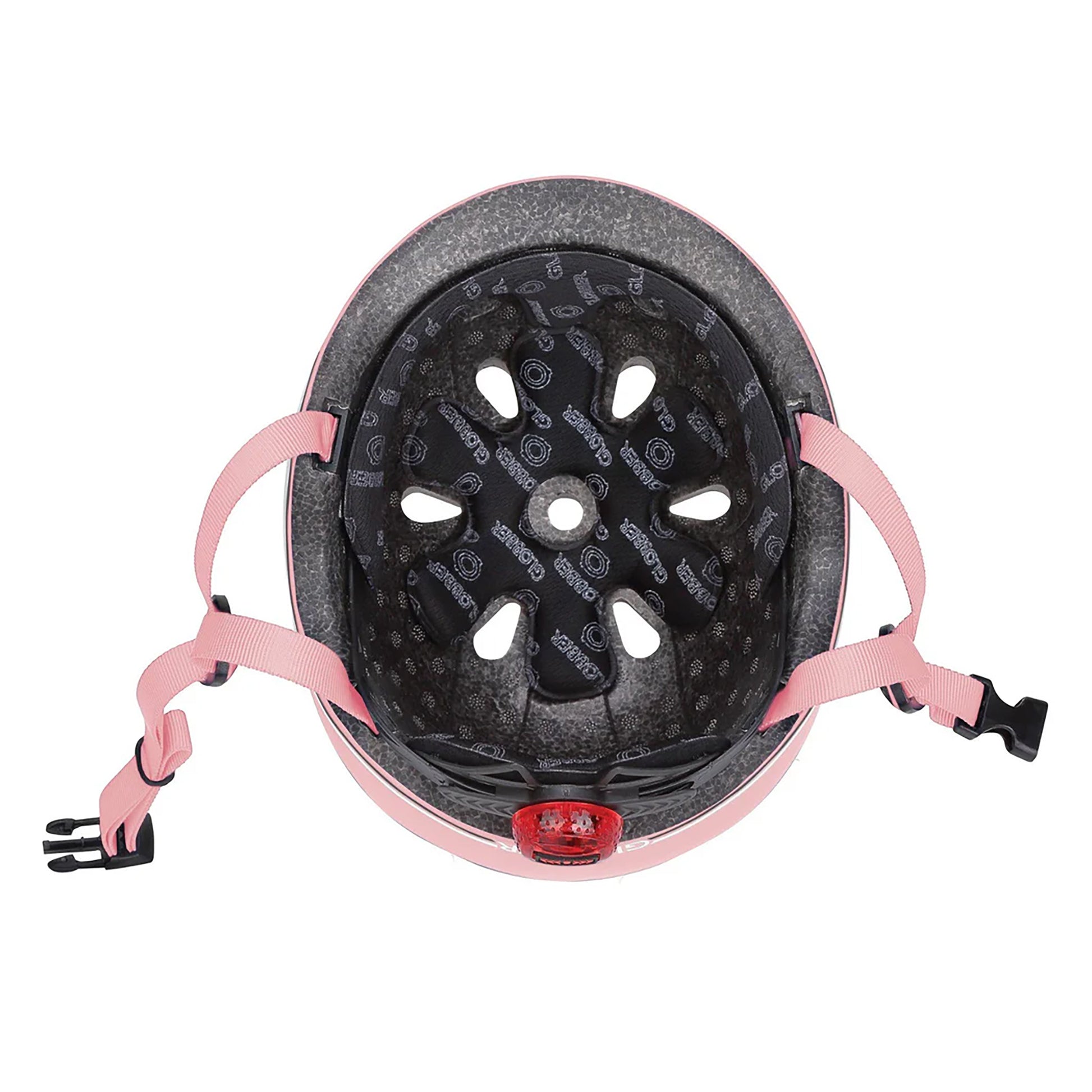 Globber GO-UP Helmet With Lights - XXS/XS - Pastel Pink