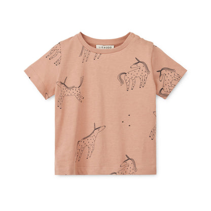 Liewood Baby Apia T-Shirt - Unicorn / Pale Tuscany