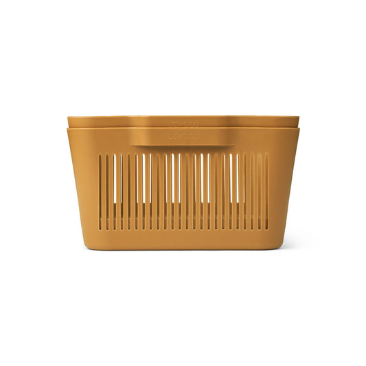 Liewood Makeeva Large Basket 2 Pack - Golden Caramel