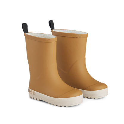 Liewood Mason Thermo Rain Boots - Golden Caramel/Sandy Mix