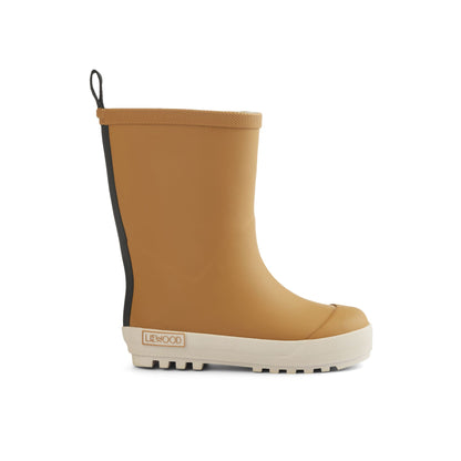 Liewood Mason Thermo Rain Boots - Golden Caramel/Sandy Mix