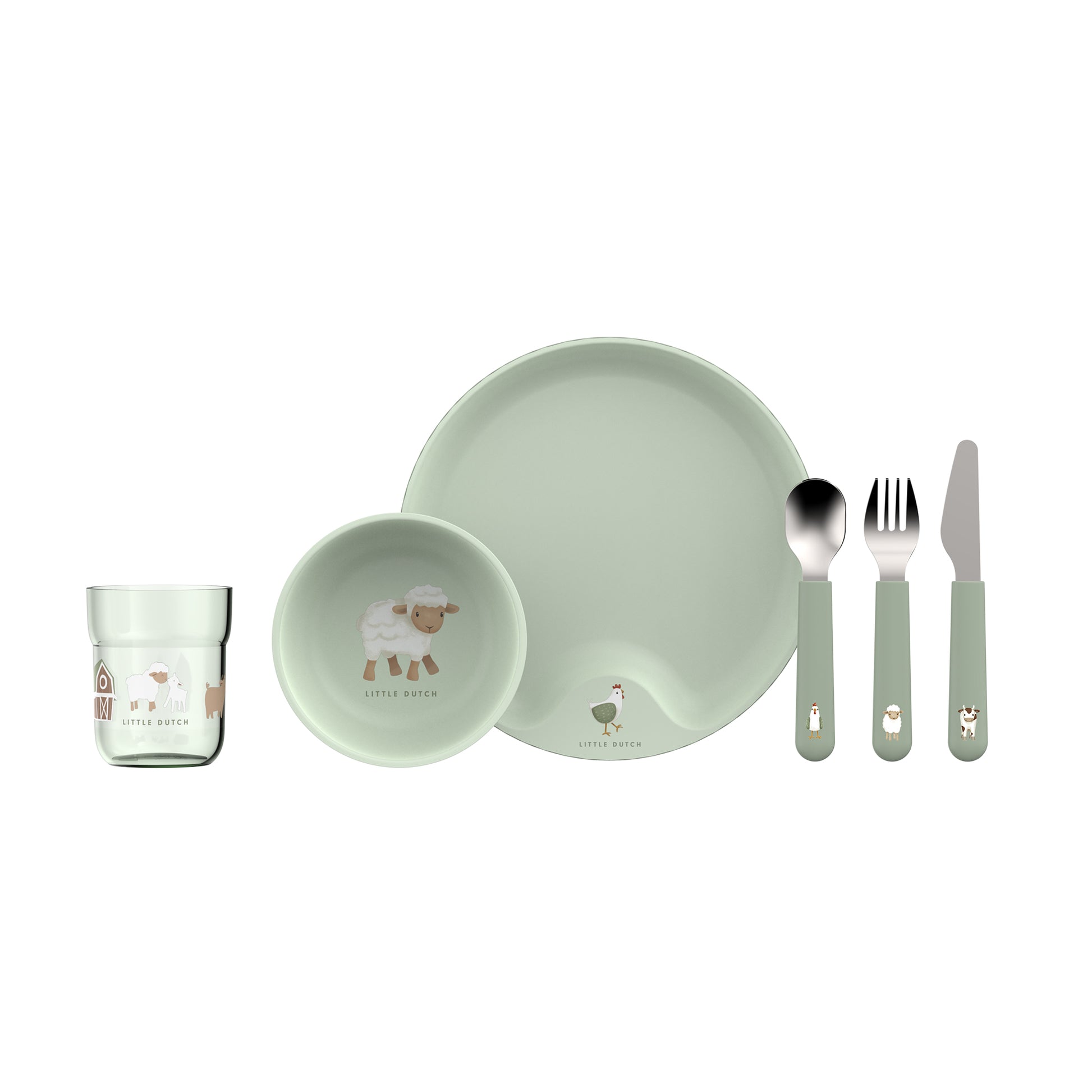 Little Dutch Mepal Childrens Dinnerware Set 6 pcs - Little Farm