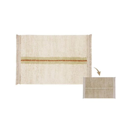 Lorena Canals Reversible Washable Rug Duetto - Sage