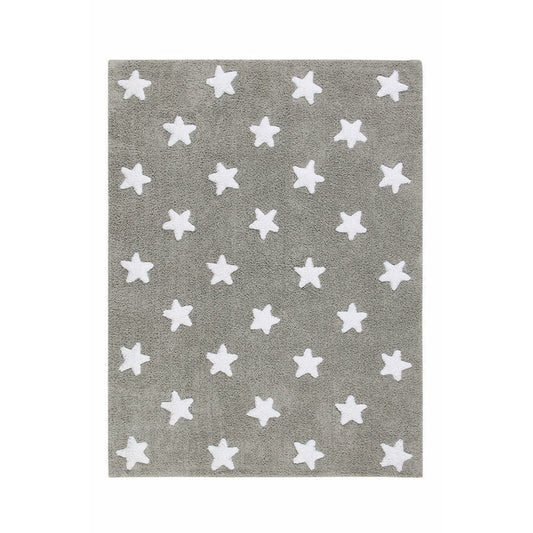 Lorena Canals Washable Rug Stars - Grey/White