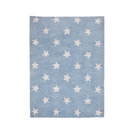 Lorena Canals Washable Rug Stars - Blue