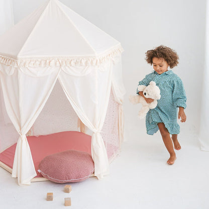 MiniCamp Boho Pavilion Play Tent - Ecru