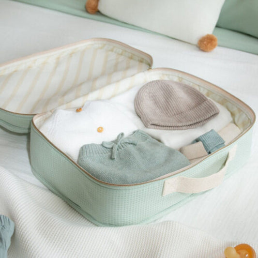 Nobodinoz Victoria Baby Suitcase - Aqua