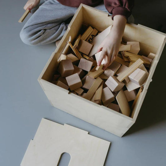 Nofred Wooden Cube Storage - Birch